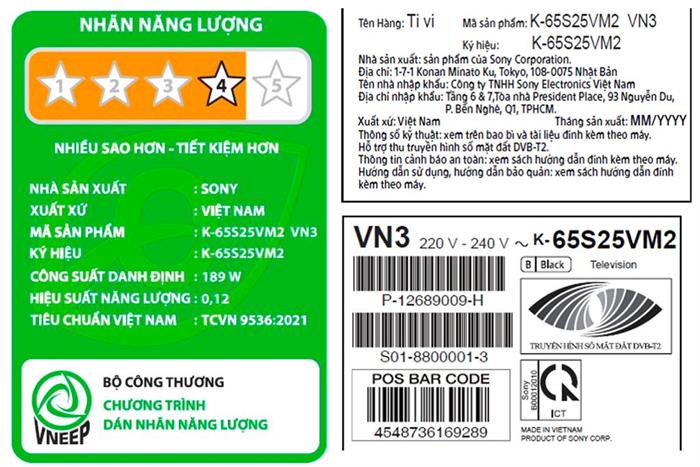 Google Tivi Sony BRAVIA 2 II 4K 65 inch K-65S25VM2 [65S25]